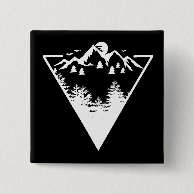 GET LOST 2 INCH SQUARE BUTTON (Front)