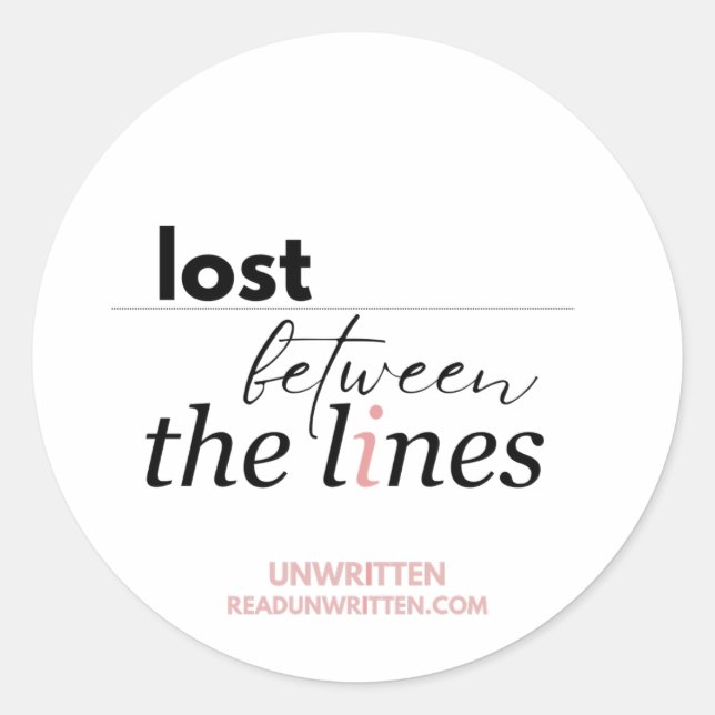 Get Lost Classic Round Sticker (Front)