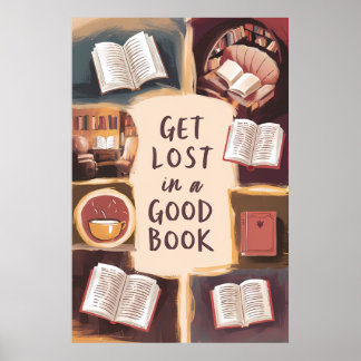 Get Lost in a Good Book Poster
