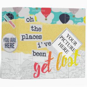 "Get Lost" Travel Journal Binder