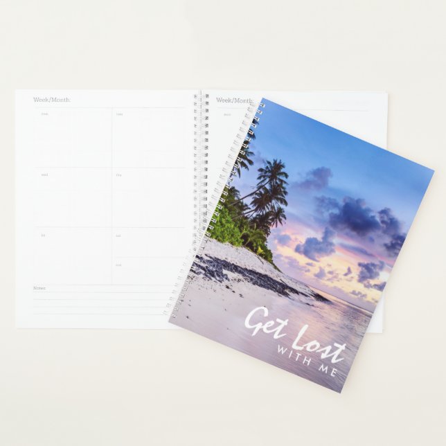 Get Lost Tropical Island Paradise Beach Travel Planner (Display)