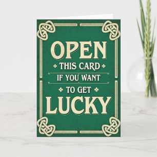 Get Lucky Open This Card