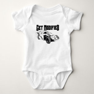 Get Modified - Dirt Modified Racing Baby Bodysuit