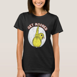 Get Mooned I Parrot Underfluffies I Yellow Parrotl T-Shirt