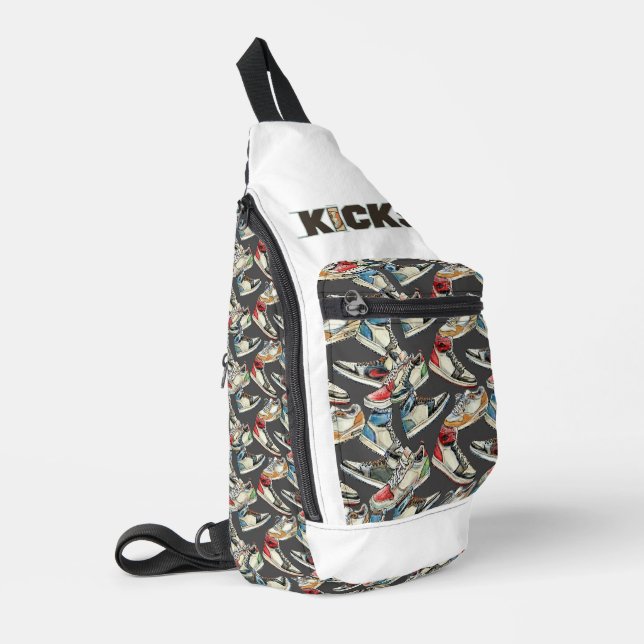 Get my Kicks - Sneaker Sling Bag Crossbody (Left Corner)