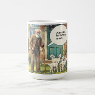 Get Off My Lawn – Goat Edition Rick London Funny Coffee Mug