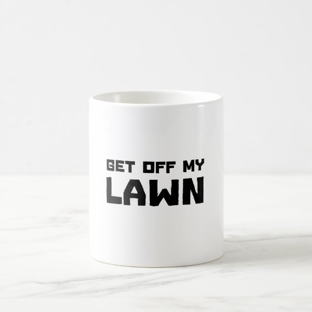Get Off My Lawn Magic Mug (Center)