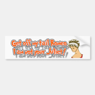 Get Off My Tail Bumper Sticker