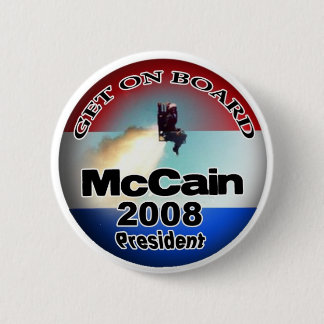 Get on board 2 inch round button