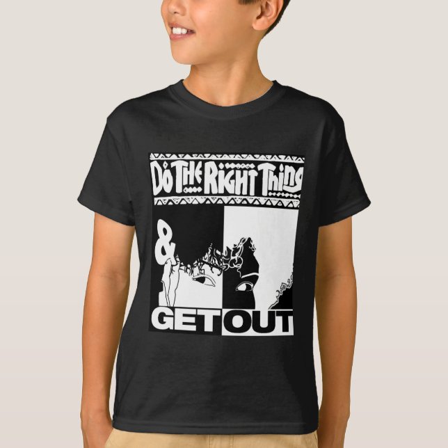Get Out...256 Sticker  T-Shirt (Front)