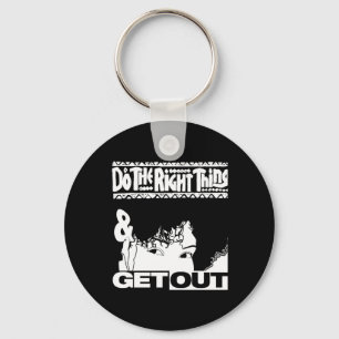 Get Out...257 Sticker Keychain
