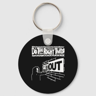 Get Out...268 Sticker Keychain