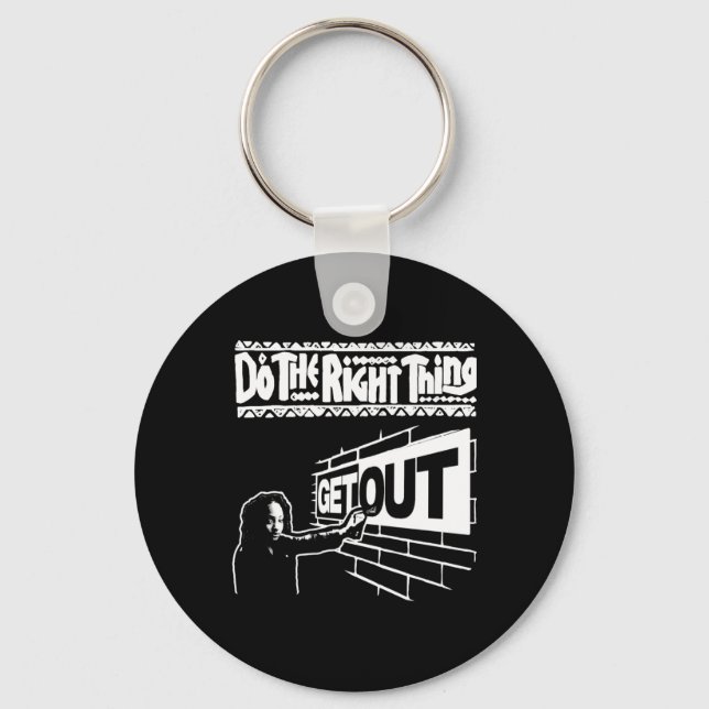 Get Out...268 Sticker  Keychain (Front)