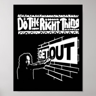 Get Out...268 Sticker  Poster