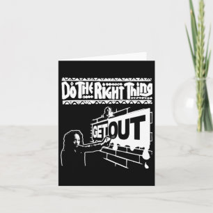 Get Out...272 Sticker  Card