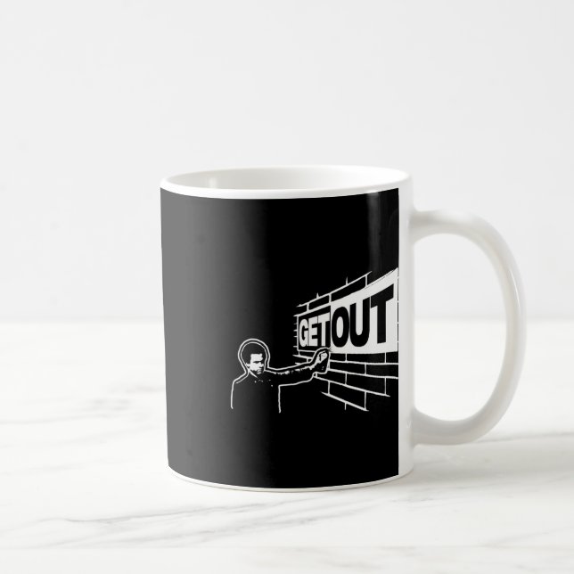 Get Out...277 Sticker  Coffee Mug (Right)
