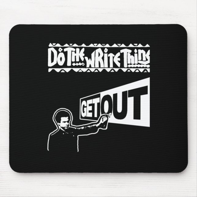 Get Out...297 Sticker  Mouse Pad (Front)