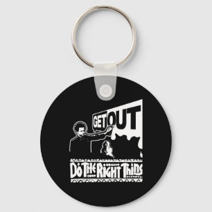 Get Out...300 Sticker Keychain