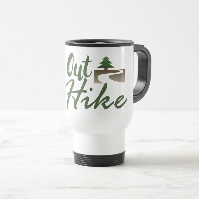 Get Out And Hike Travel Mug (Front Right)