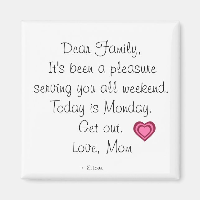 Get Out! Magnet (Front)