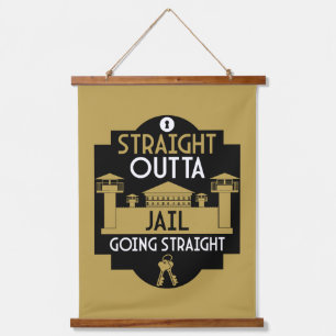 Get Out Of Jail Prison Release Gift  Hanging Tapestry