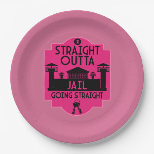 Get Out Of Jail Prison Release Gift  Paper Plate