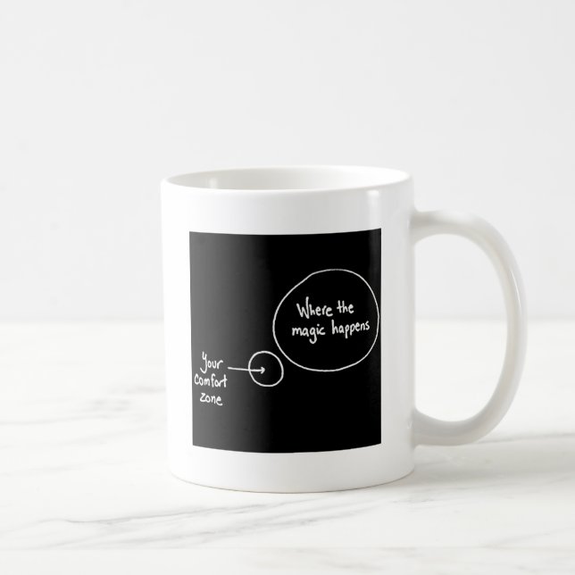 Get Out of Your Comfort Zone Coffee Mug (Right)