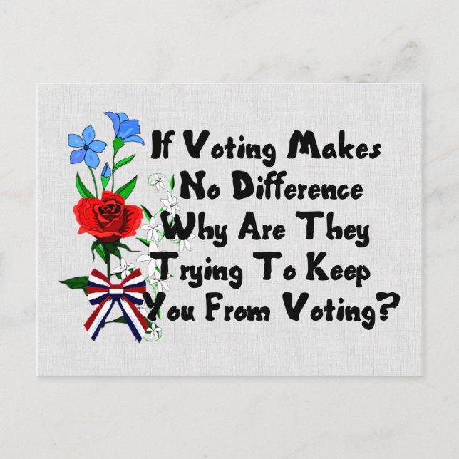 GET OUT THE VOTE POSTCARD (Front)