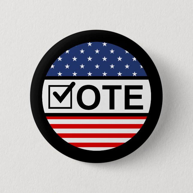 Get Out & Vote 2 Inch Round Button (Front)