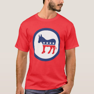 Get Out & Vote Democratic Party Donkey T-Shirt