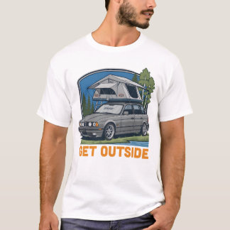 Get Outside BMW E34 Touring T-Shirt | E34 Wagon