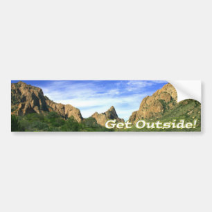 Get Outside Bumper Sticker