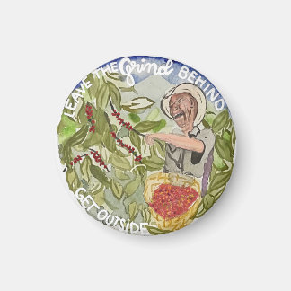 Get outside nature for coffee lovers Keychain Magnet