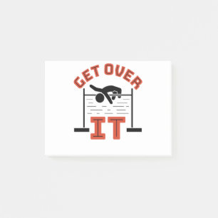 Get Over It Track and Field High Jump Post-it Notes
