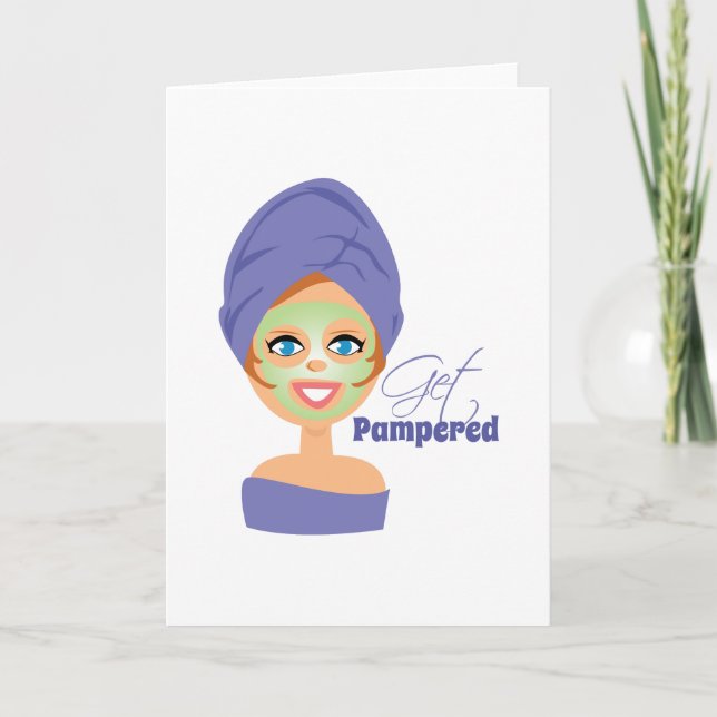 Get Pampered Card (Front)