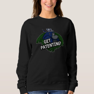 Get Patenting! Gorilla And Cat Sweatshirt