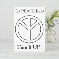 Get Peace Right -Turn it UP