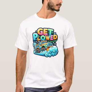 Get Plowed Sticker T-Shirt