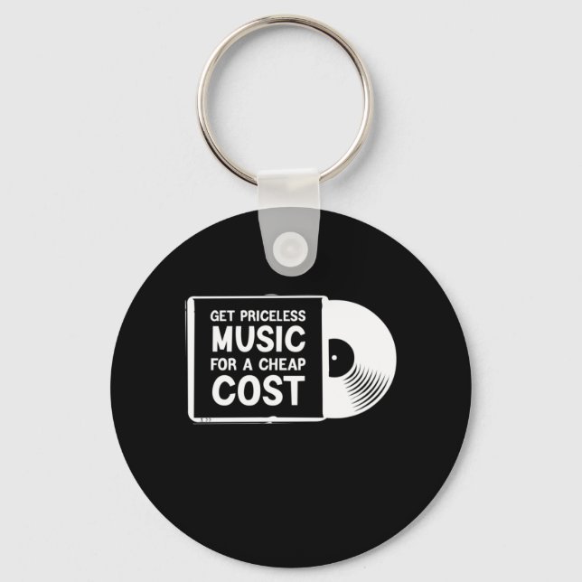 Get Priceless Music For A Cheap Cost Keychain (Front)