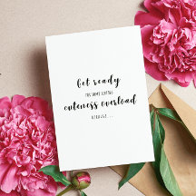 Get Ready For Cuteness Overload-Baby Reveal Puzzle