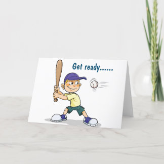 GET READY FOR FUN HAPPY **10th** BIRTHDAY CARD
