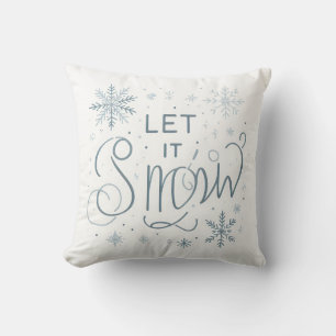 Get Ready for Winter! Let It Snow  Throw Pillow