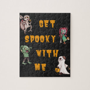 Get Spooky With Me Halloween   Jigsaw Puzzle