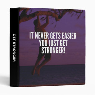 Get Stronger - Workout Motivational Binder