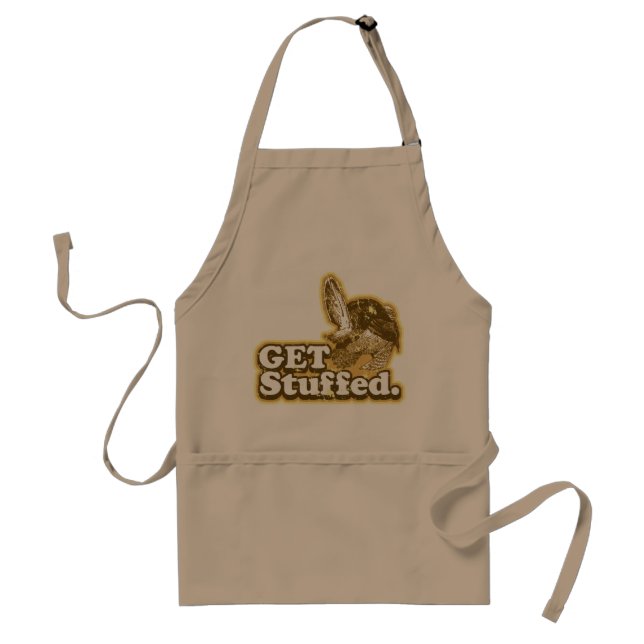 Get Stuffed Funny Thanksgiving Apron (Front)