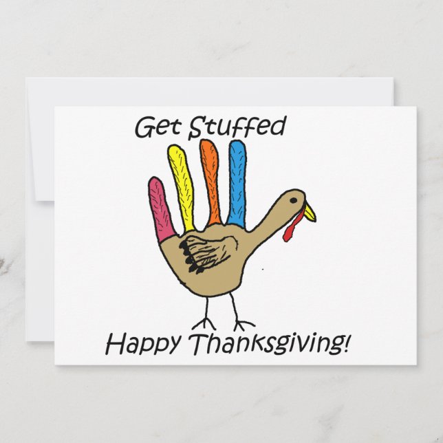 Get Stuffed Invitation (Front)