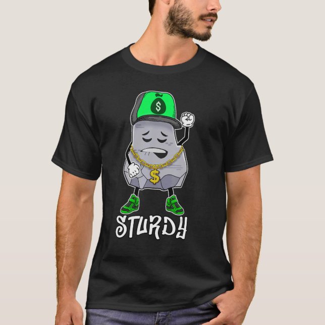Get Sturdy Dance Emote Hip Hop Rap Street Drip Tee (Front)