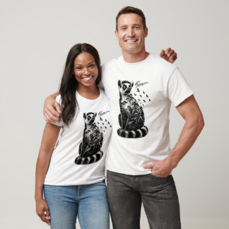 Get Swamped Lemur Double Exposure T-Shirt