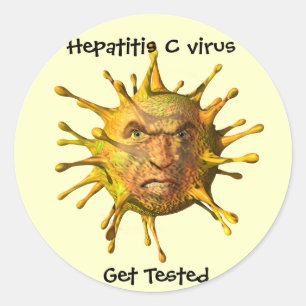 Get Tested Hepatitis C Virus stickers