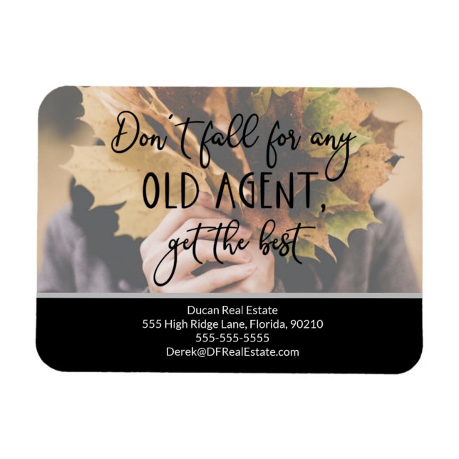 get the best! real estate marketing selling fridge magnet (Horizontal)